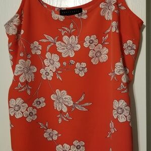 SORELLA VITA Orange Floral Blouse